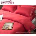 High Quality Hotel Bedding Linen Supplier 100% 60s Cotton Plain White Bed Sheets Set frame embroidery